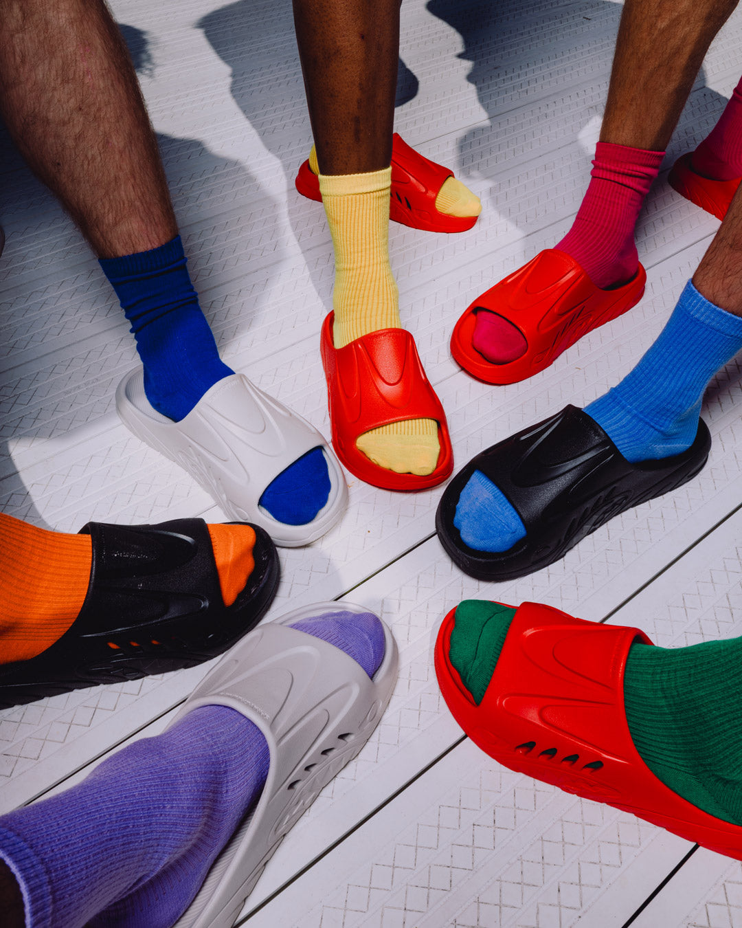 SHARK SLIDE (WHT)