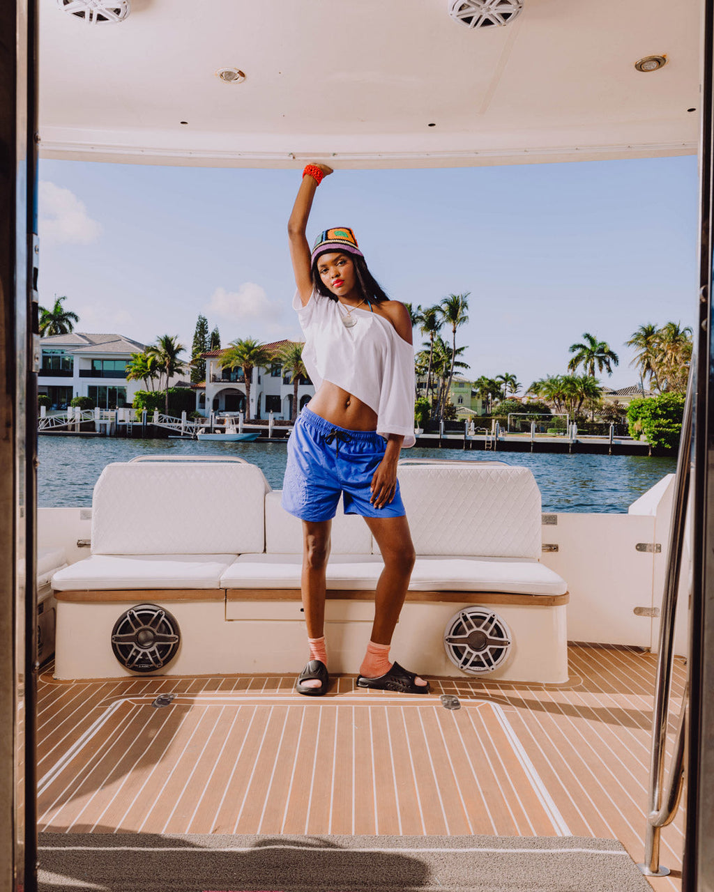 MIDNIGHT VOYAGE SWIM SHORT