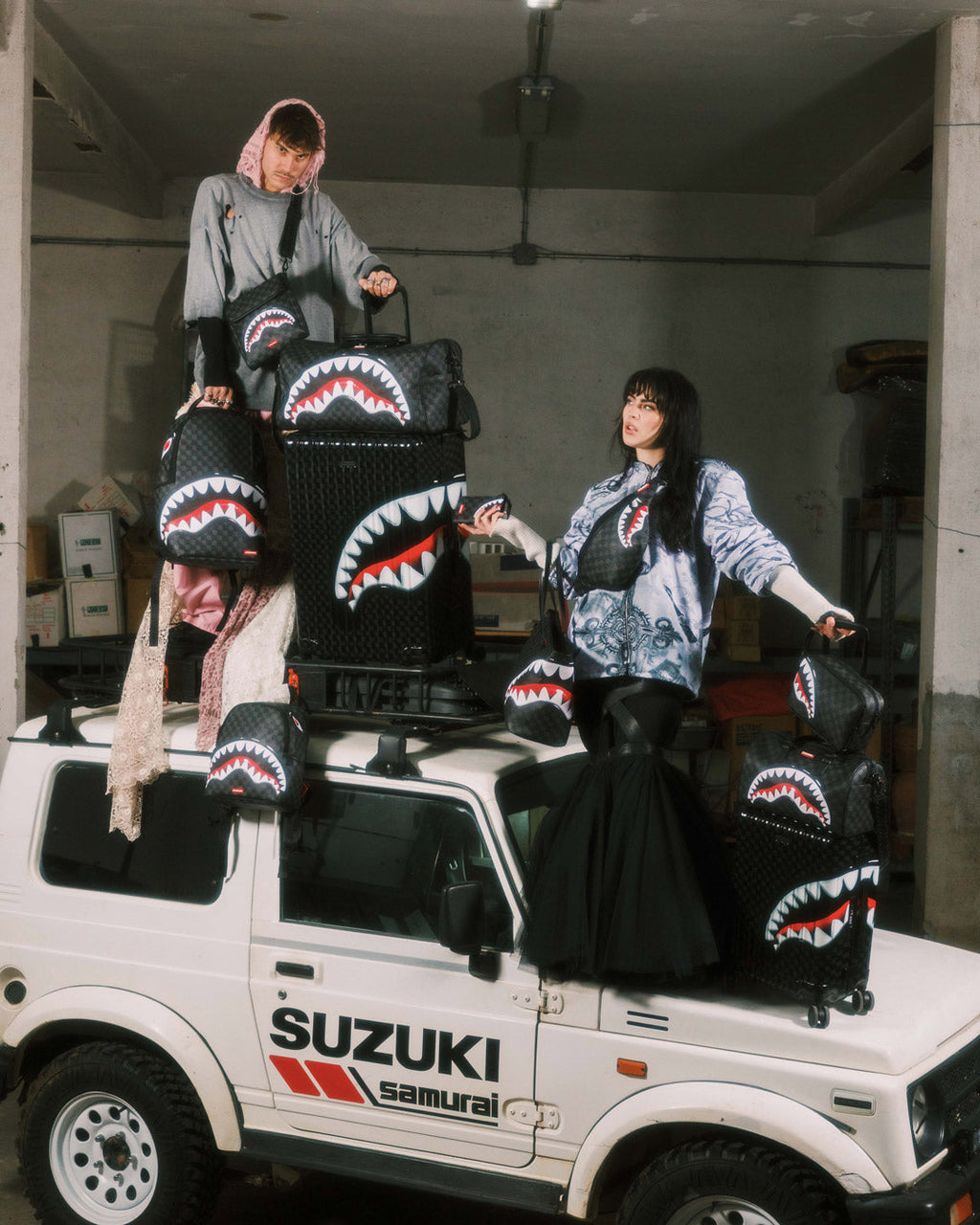SHARKS IN PARIS HYPER PUFF BACKPACK