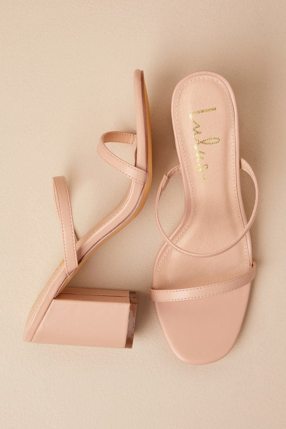 Ariellie Light Nude High Heel Sandals
