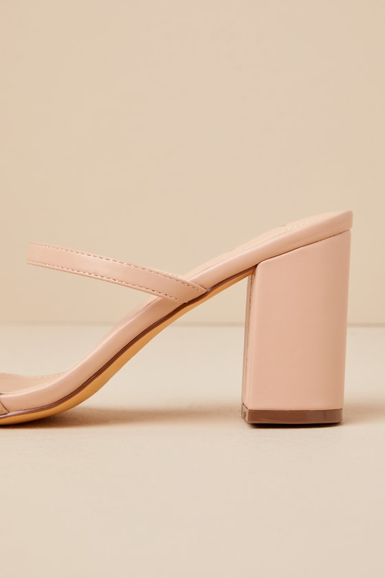 Ariellie Light Nude High Heel Sandals