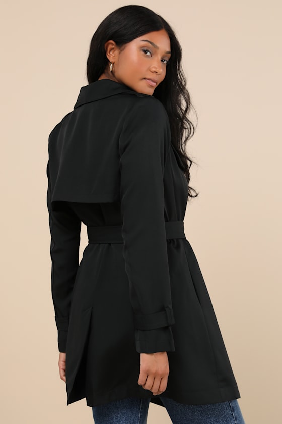 Winnipeg Black Trench Coat