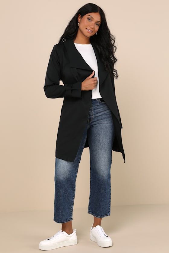 Winnipeg Black Trench Coat