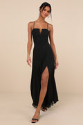 Sweeney Black Sleeveless Maxi Dress