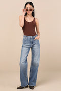 Kate Medium Wash Mid-Rise Baggy Jeans