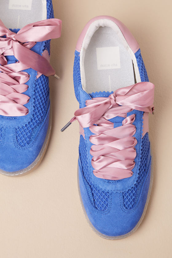 Notice Royal Blue Woven Mesh Sneakers