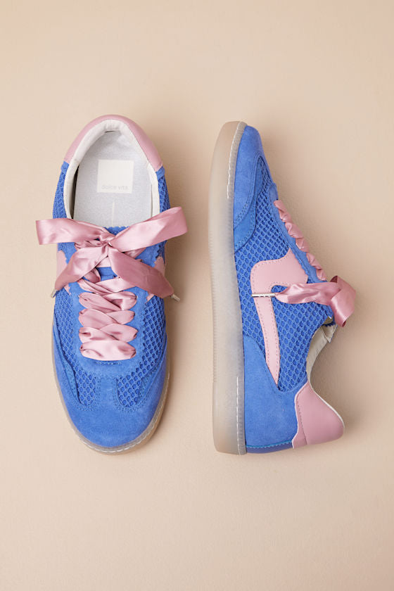 Notice Royal Blue Woven Mesh Sneakers
