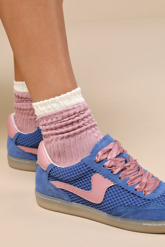 Notice Royal Blue Woven Mesh Sneakers