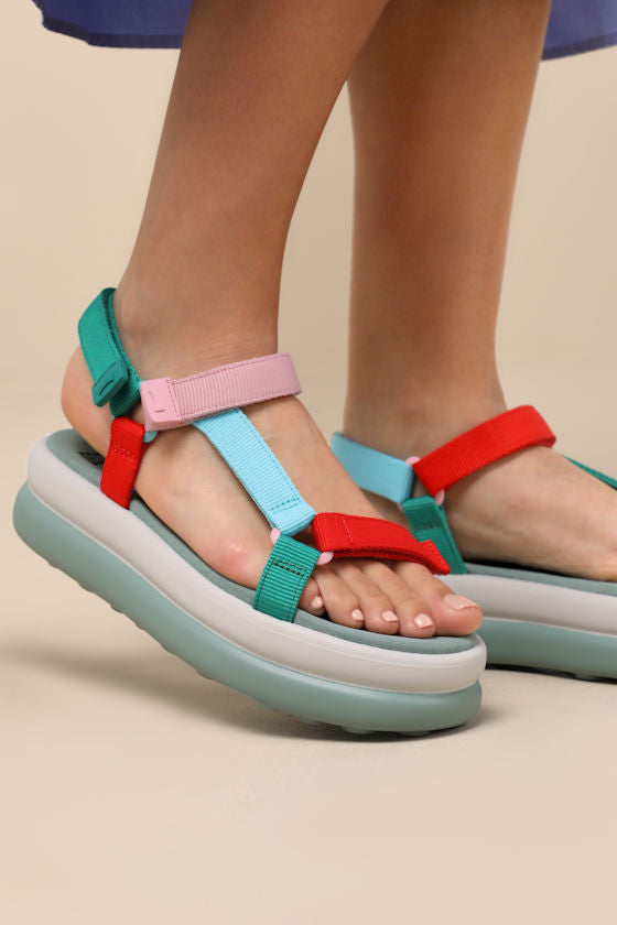 Twins Multi Strappy Flatform Sandals