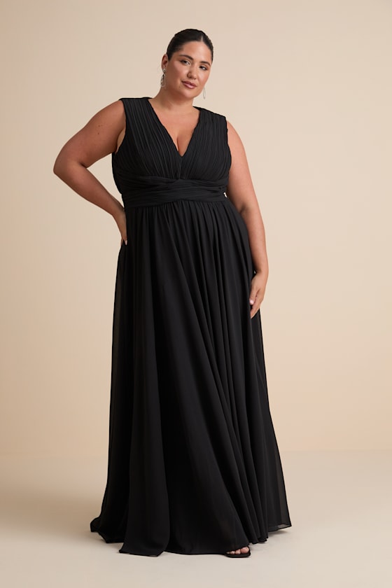 Vivid Imagination Black Cutout Maxi Dress