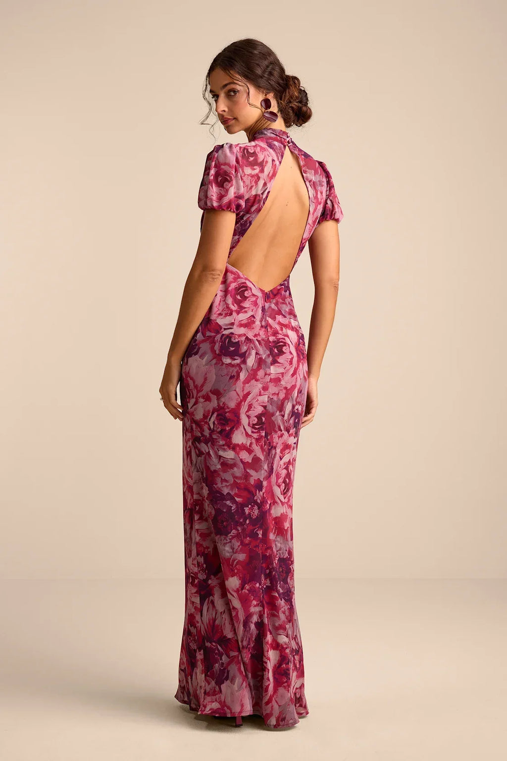 Langley Black Backless Maxi Dress