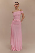 Arna Mesh Maxi Skirt - Candy Pink
