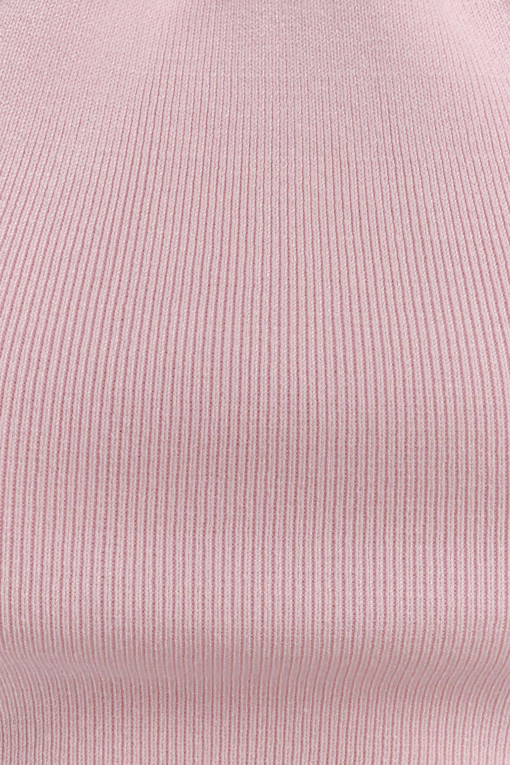 Angelika Twist Front Knit Top - Baby Pink