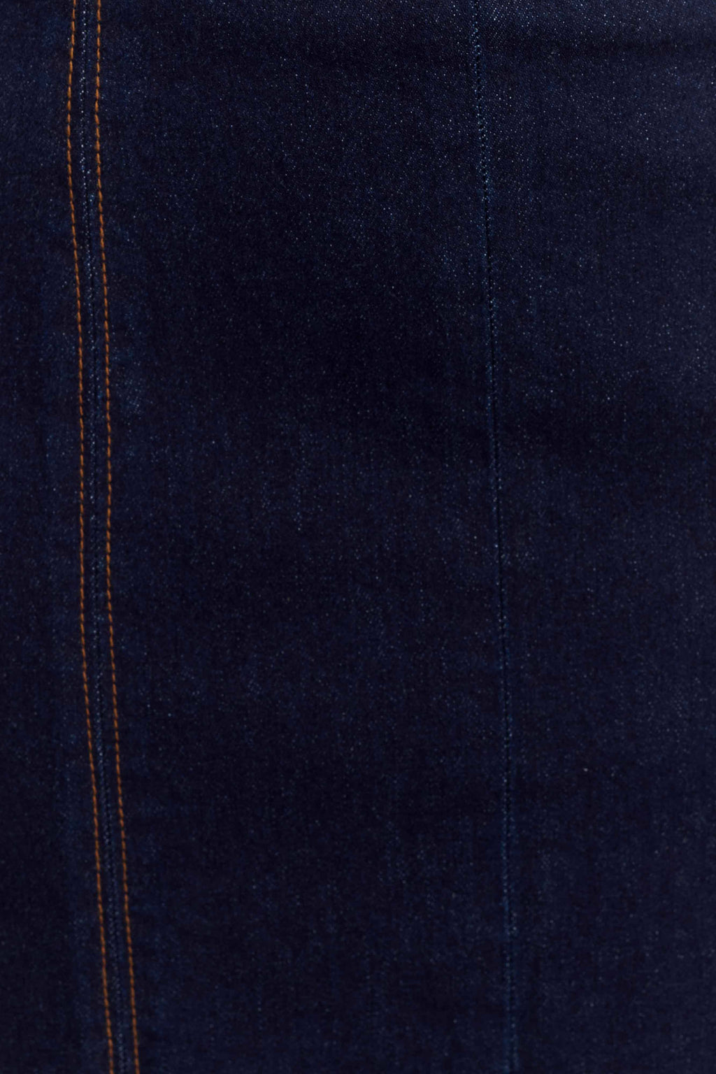 Shauna Denim Halter Midi Dress - Indigo Blue