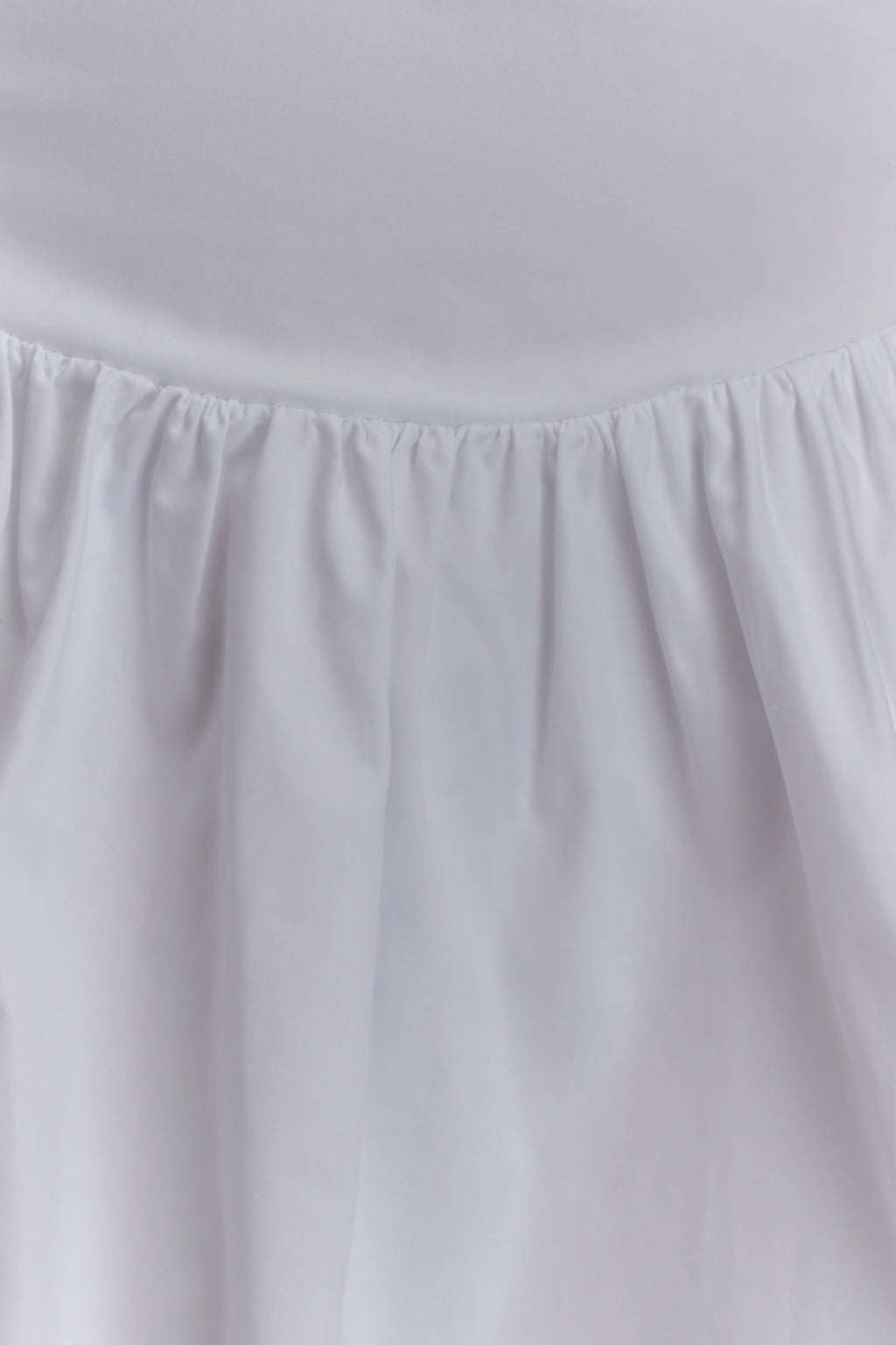 Janis Cotton Frill Mini Dress - White