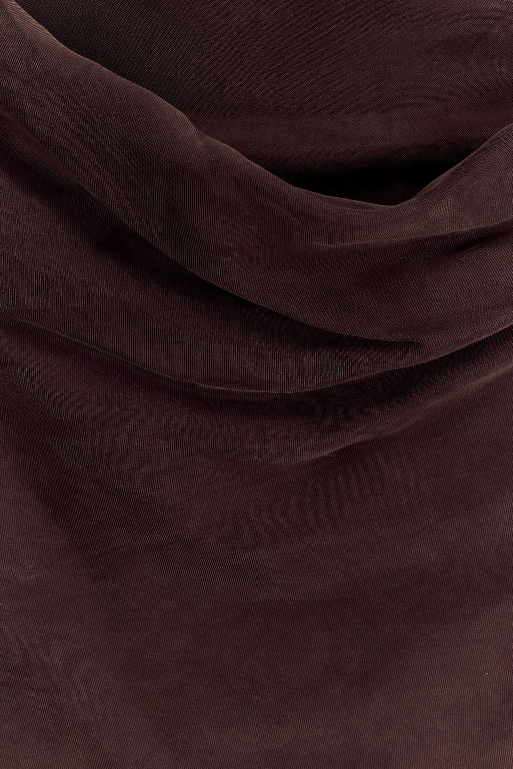 Bexley Draped Mini Dress - Dark Chocolate