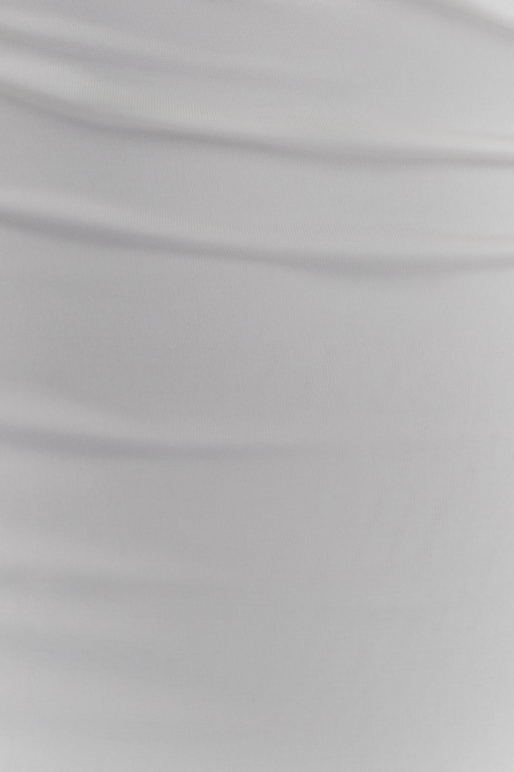 Lottie Slinky Maxi Dress With Split - White