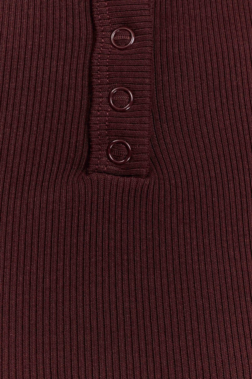 Maelle Off Shoulder Long Sleeve Top - Deep Chocolate