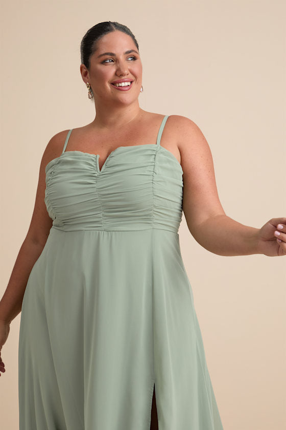Sweeney Sage Brush Sleeveless Maxi Dress