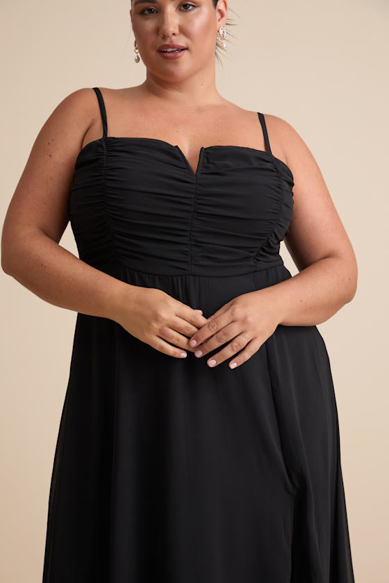 Sweeney Black Sleeveless Maxi Dress