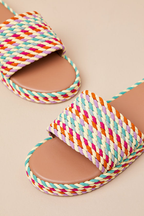 Viva Savoy Multi Rope Slide Sandals