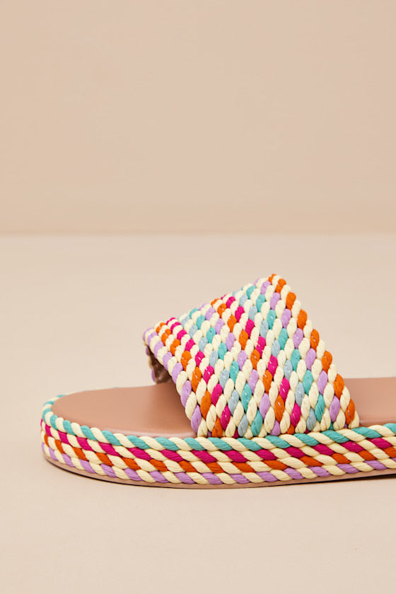 Viva Savoy Multi Rope Slide Sandals