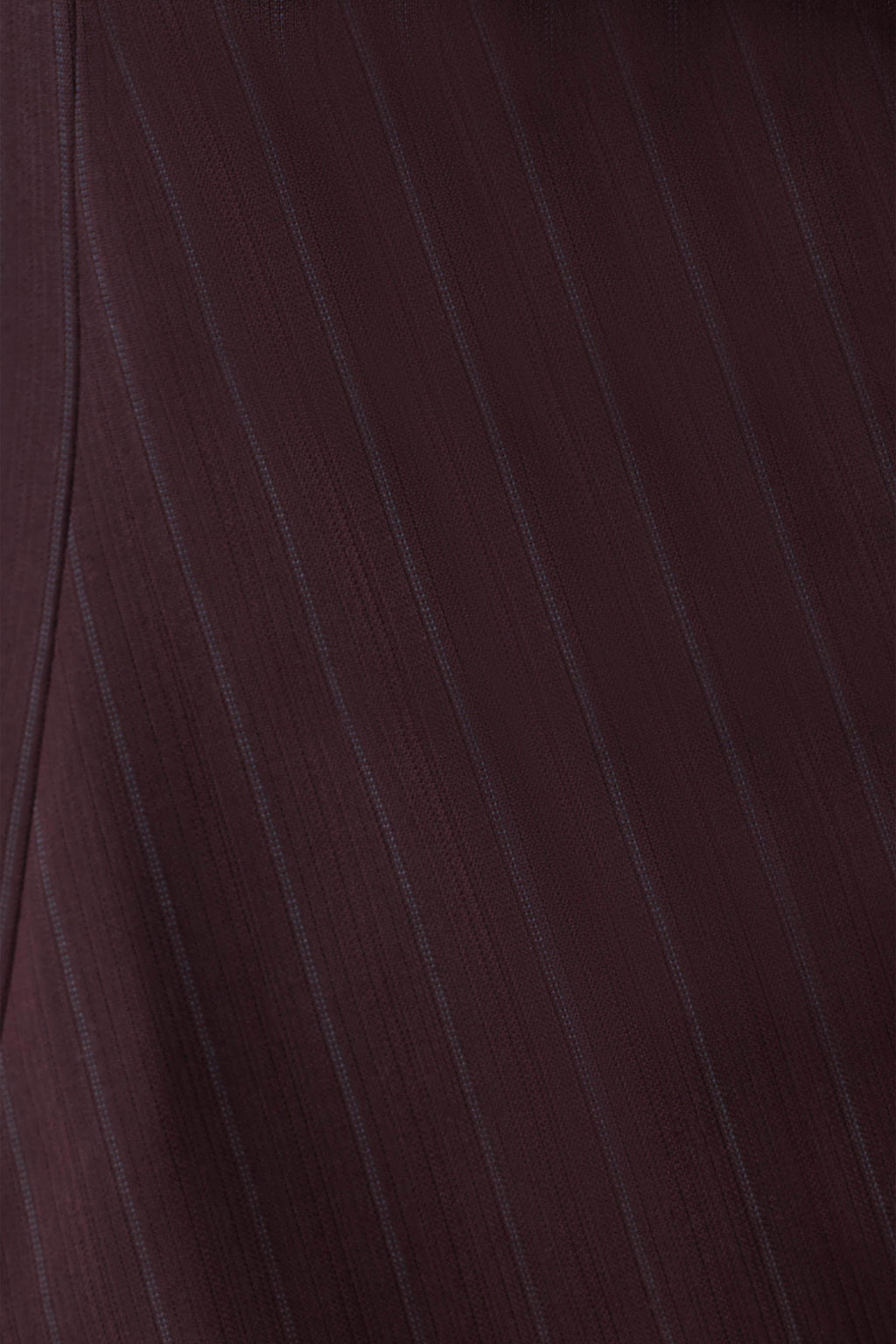 Agatha Square Neck Blazer - Plum Pinstripe
