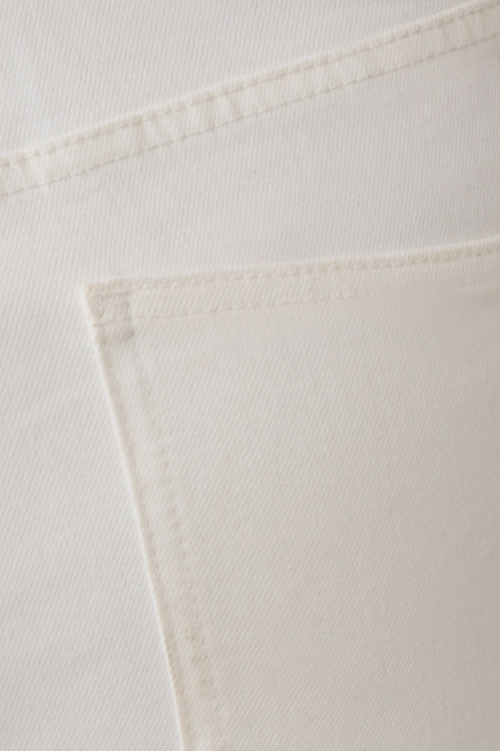 Mary Denim Capris - White