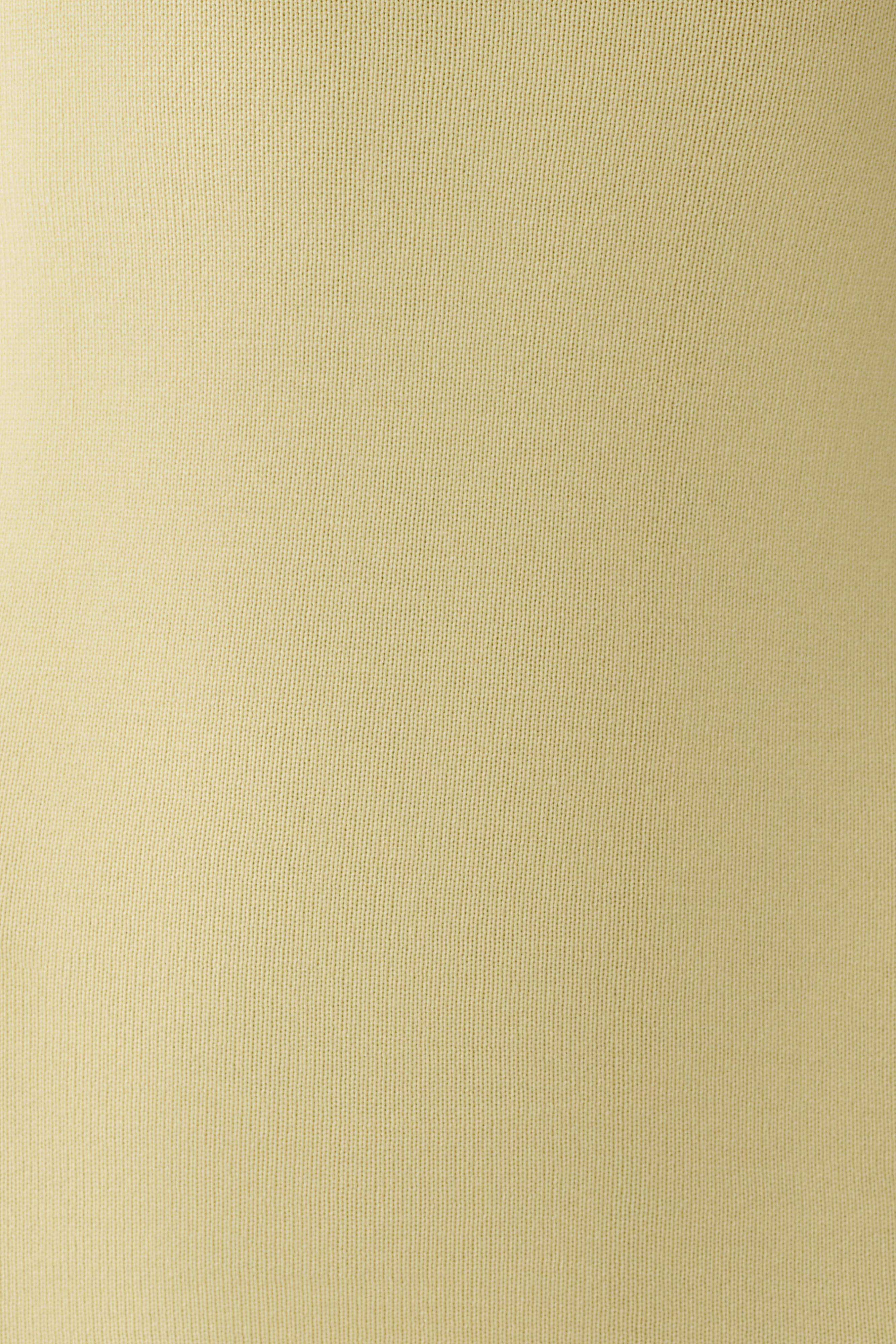 Amilee Scarf Knit Mini Dress - Lemon