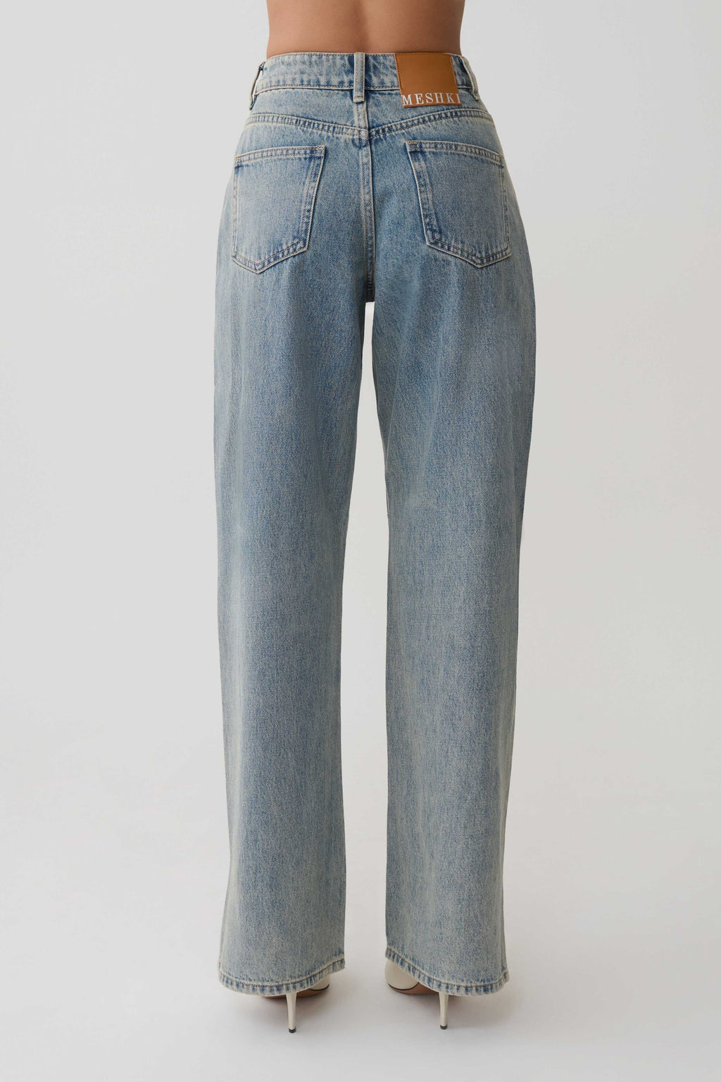 Tyla Diamante Denim Jeans - Blue/Green