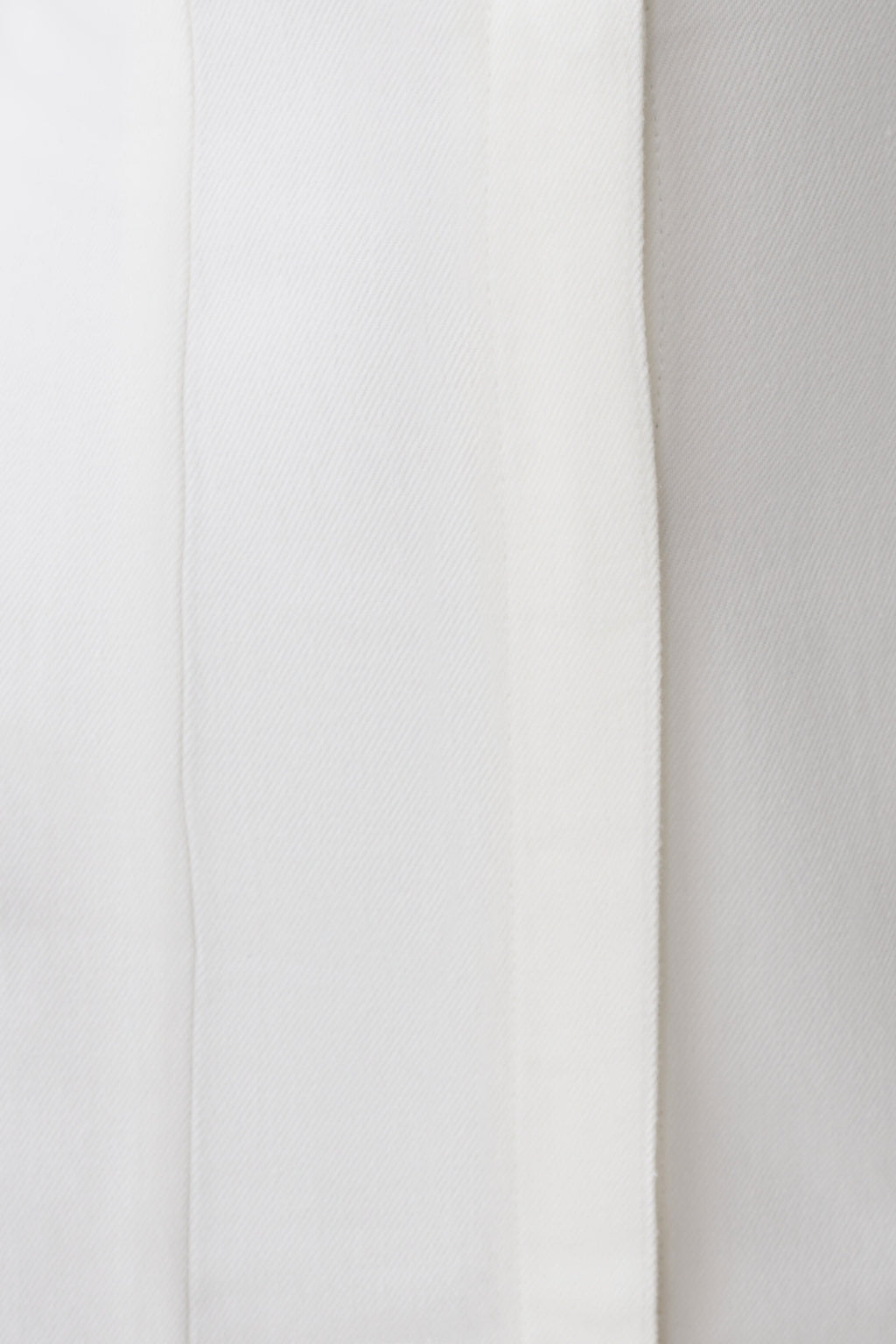 Sheriden Collared Mini Denim Dress - White