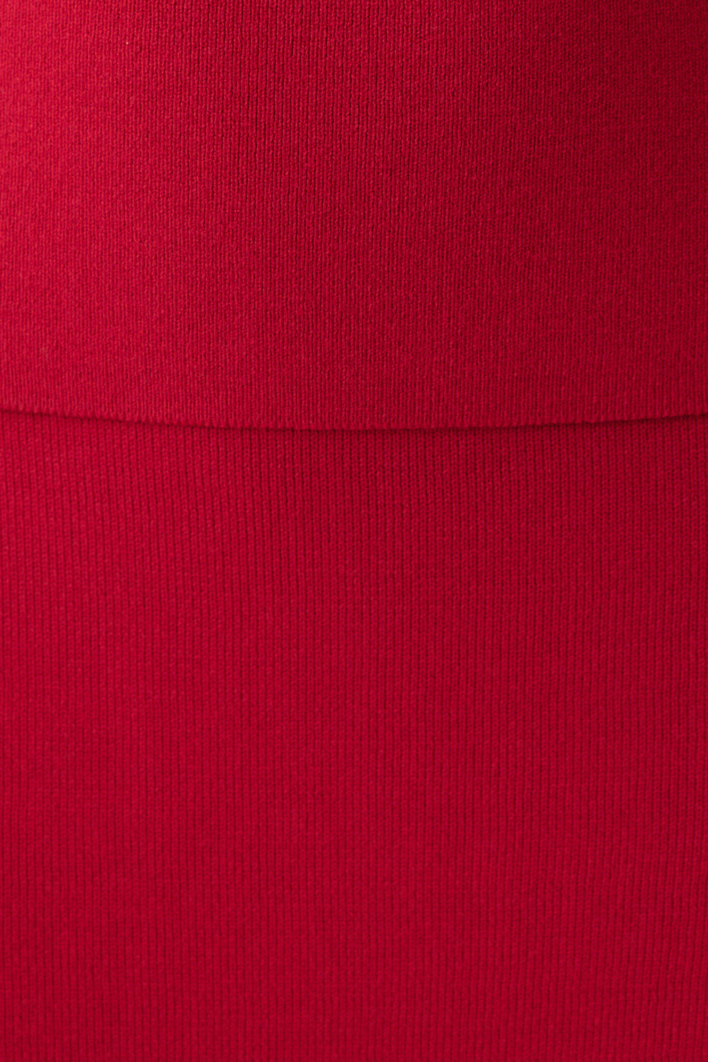 Misty Mid Rise Knit Mini Skirt - Red