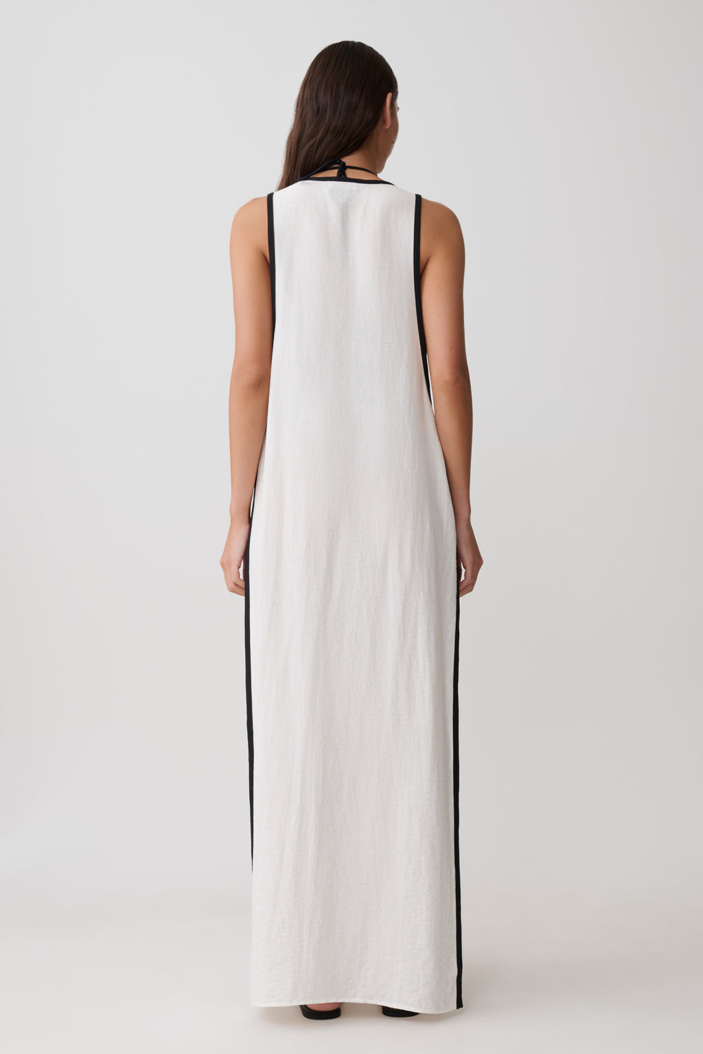 Arcadia Crossover Coverup Maxi Dress - White