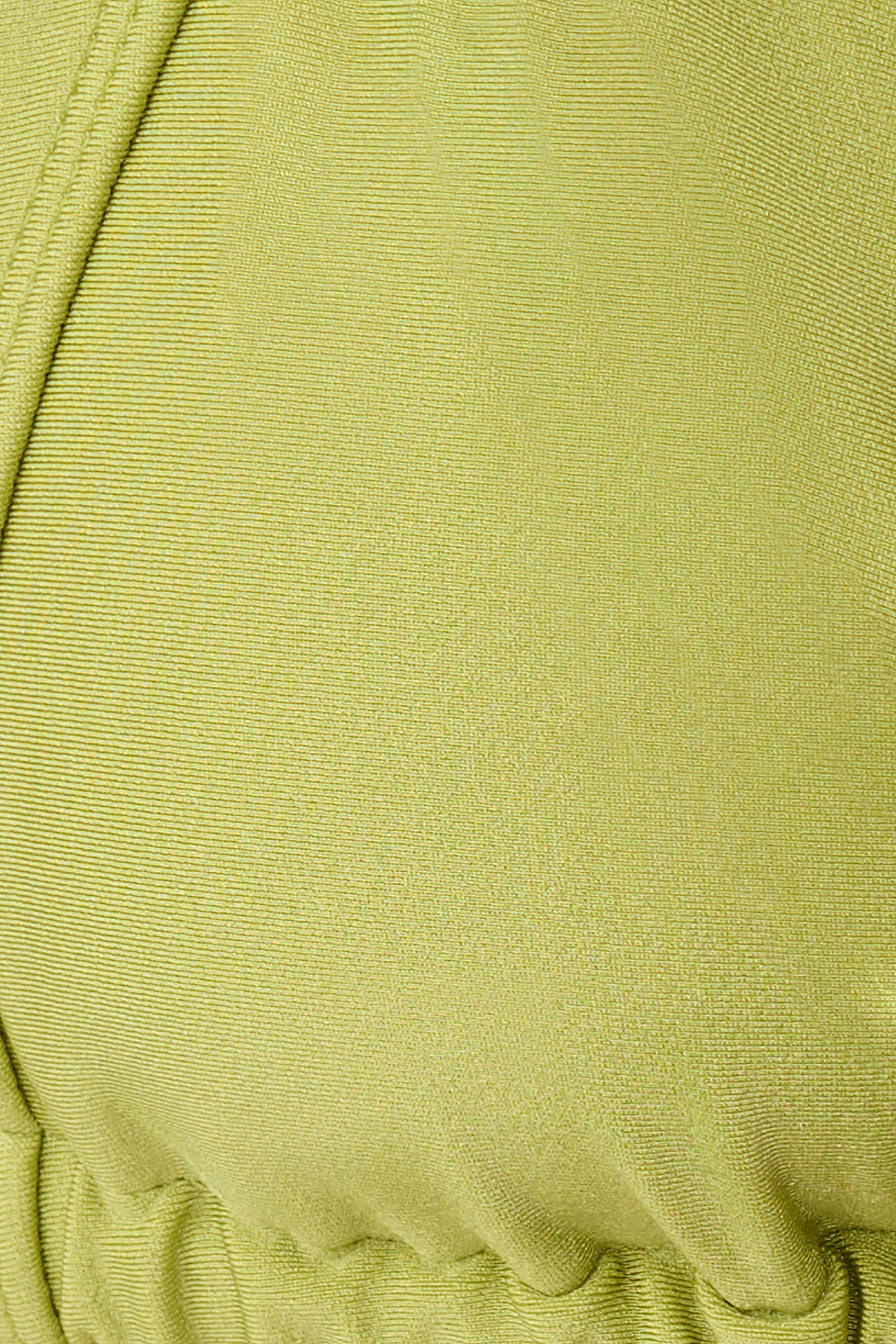 Fern Triangle Bikini Top - Green