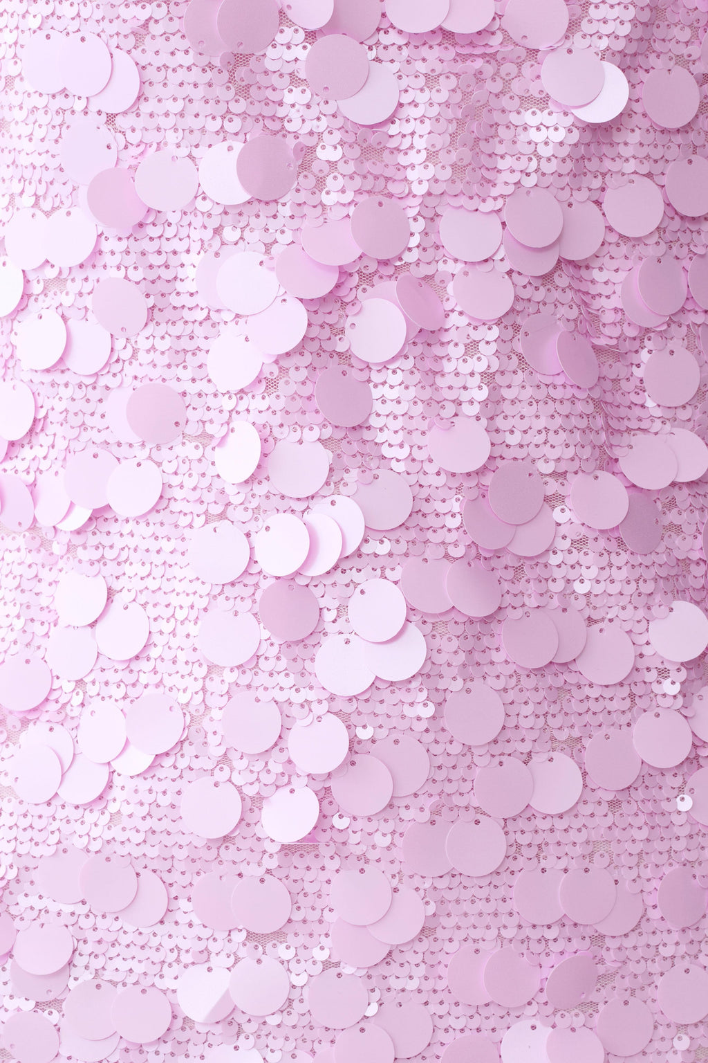 Caralee Sequin Halter Mini Dress - Pale Pink