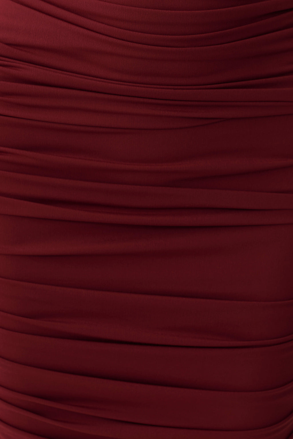 Giannie Draped Midi Dress - Merlot