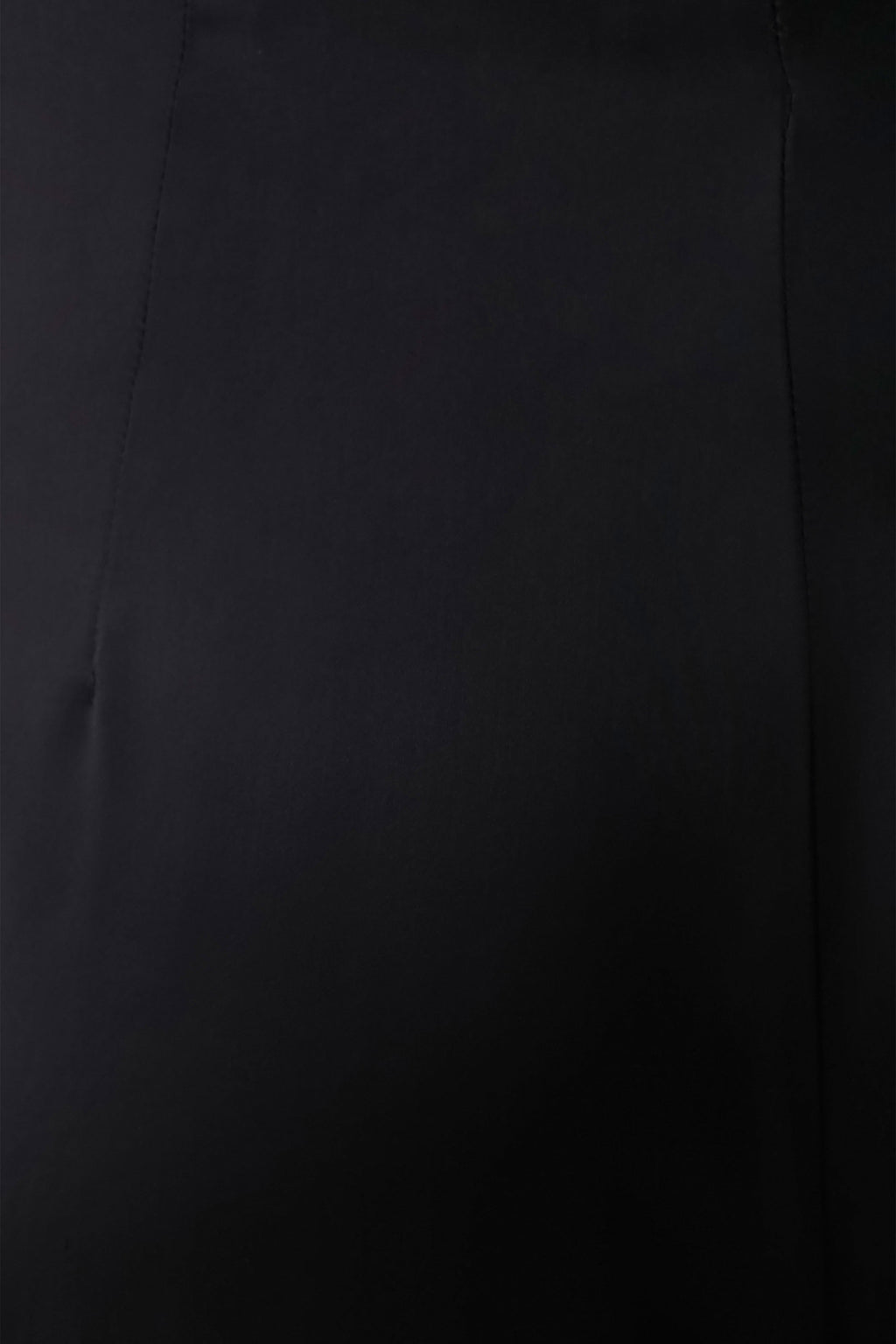 Sydney Straight Leg Satin Pants - Black