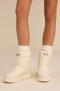 Maribel Ivory Waterproof Insulated Puffer Mid-Calf Boots