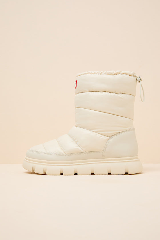 Maribel Ivory Waterproof Insulated Puffer Mid-Calf Boots