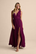 Heavenly Hues Plum Maxi Dress