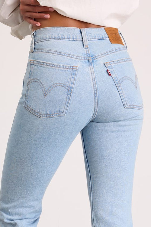 Wedgie Slim Light Wash High-Rise Jeans