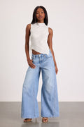 Wilder Light Wash Ultra Wide-Leg Jeans