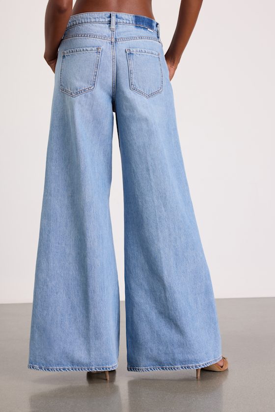Wilder Light Wash Ultra Wide-Leg Jeans