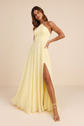Absolutely Breathtaking Light Yellow Maxi Dress