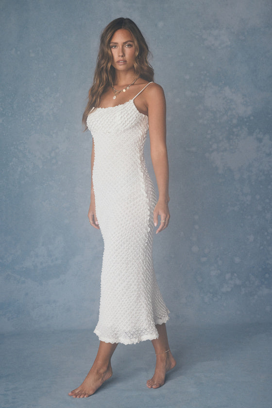 Roseanna White Crochet Lace Midi Dress