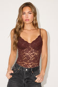 Tamela Brown Lace Bustier Bodysuit