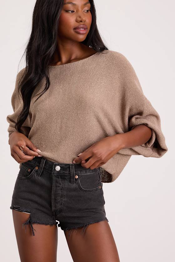 501 Micro Black Distressed High-Rise Denim Shorts