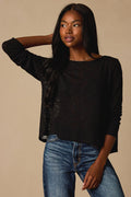 Wyatt Black Cross Back Sweater