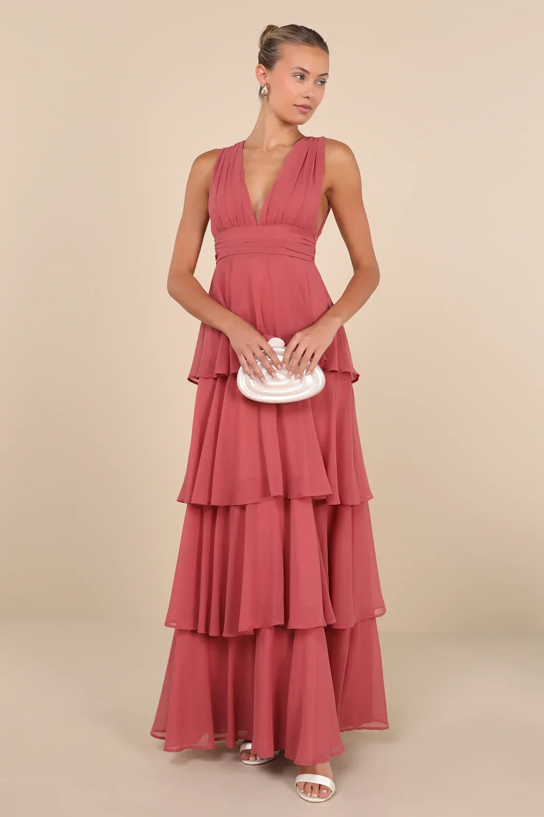 Amazing Evening Navy Blue Tiered Maxi Dress
