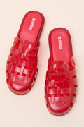 Possession Red Jelly Fisherman Mules